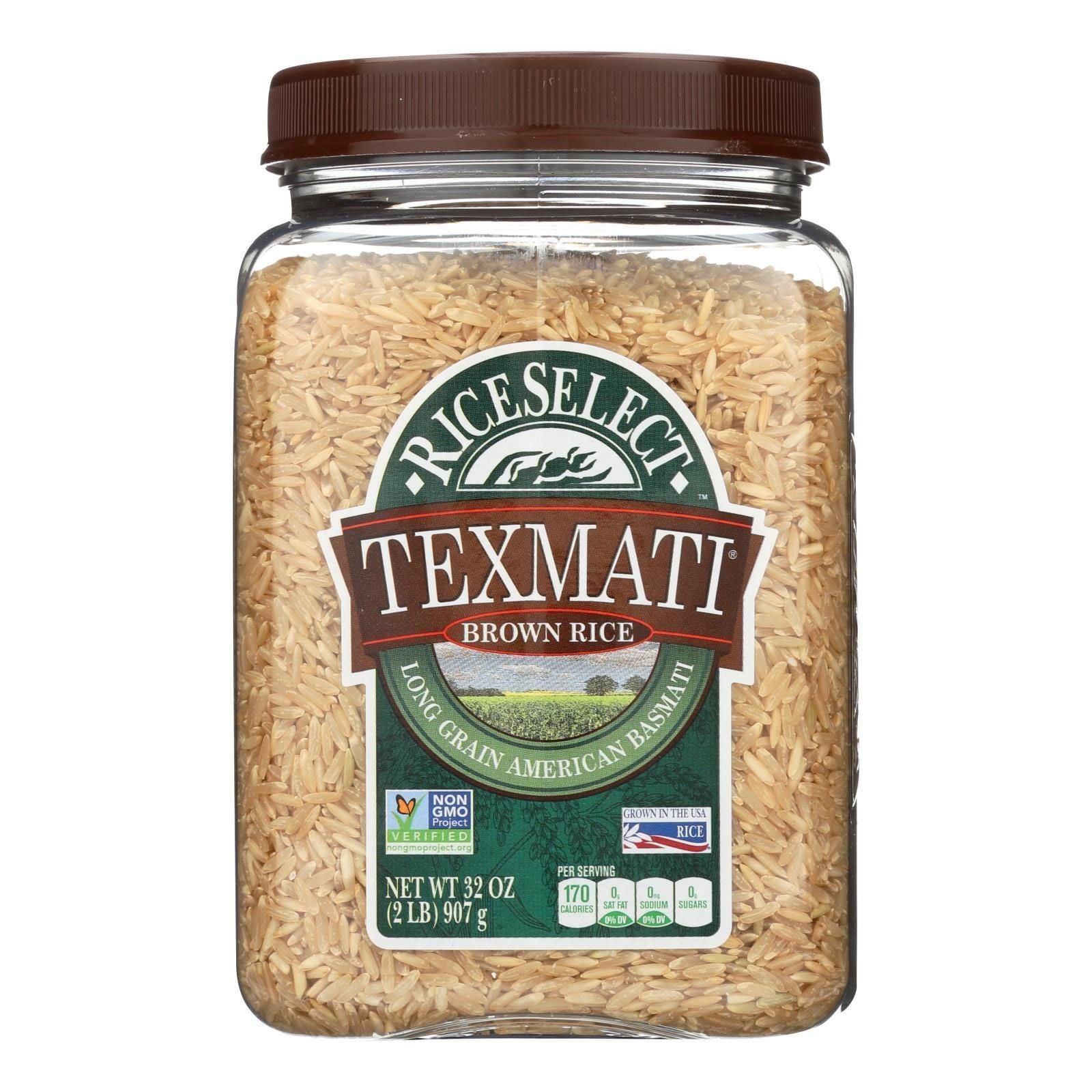 Rice Select Texmati Rice - Brown - Case of 4 - 32 oz.(D0102HH3QHV.)