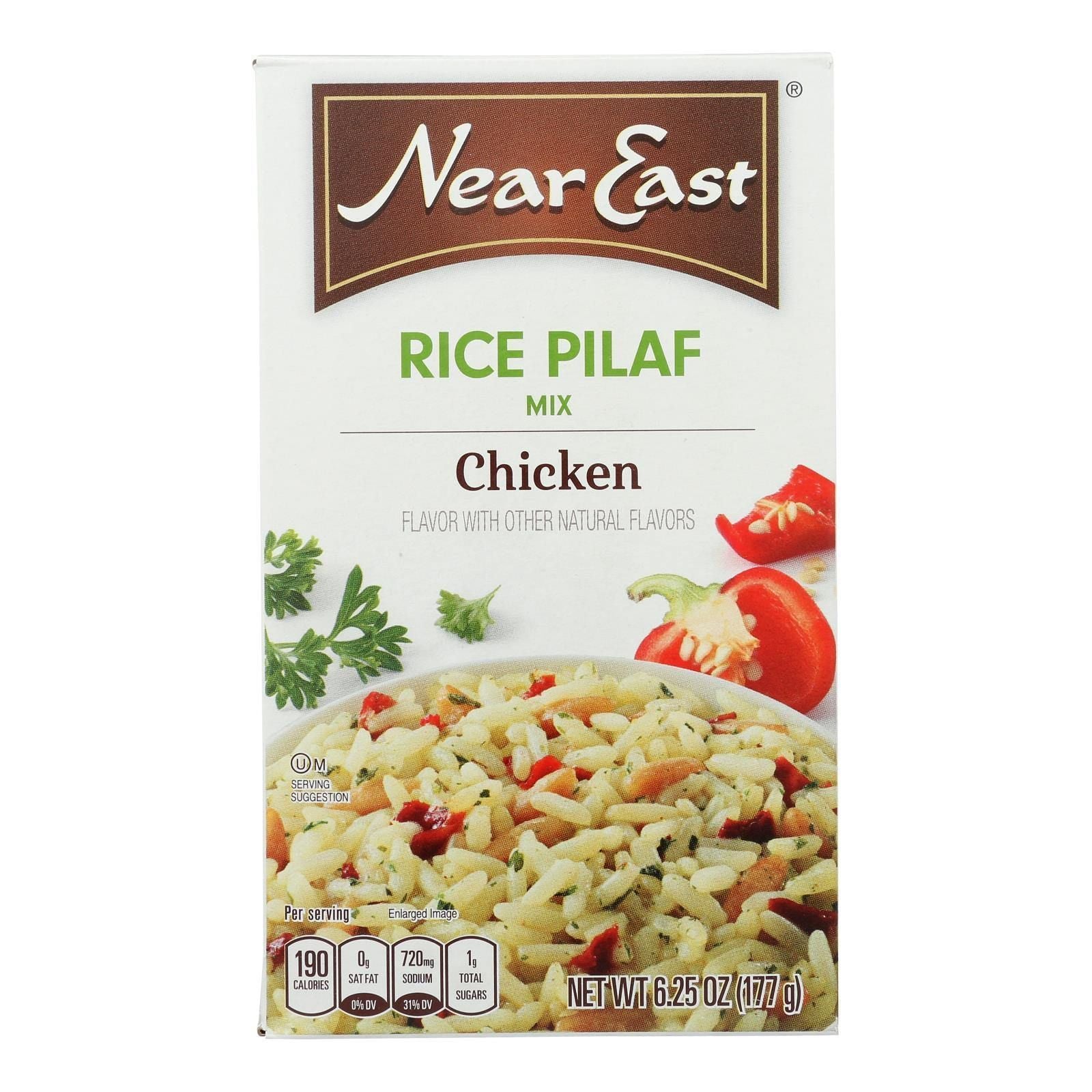 Near East Rice Pilaf Mix - Chicken - Case of 12 - 6.25 oz.(D0102HH3SZA.)