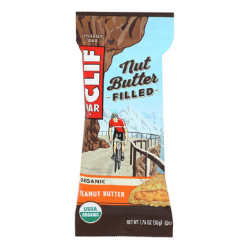 Clif Bar Organic Nut Butter Filled Energy Bar - Peanut Butter - Case of 12 - 1.76 oz.(D0102HHDZNA.)