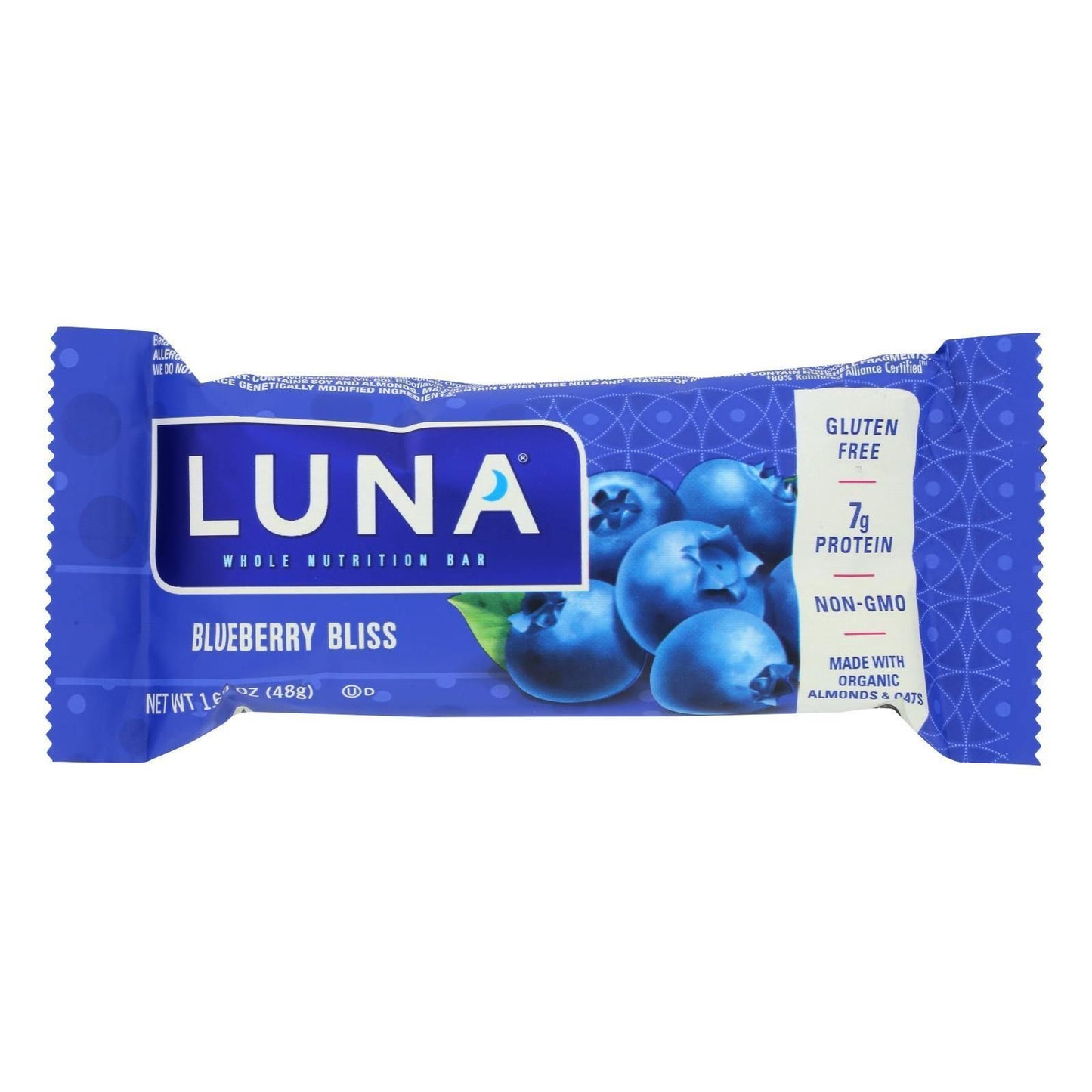Clif Bar Luna Bar - Organic Blueberry Bliss - Case of 15 - 1.69 oz(D0102HHDZZA.)