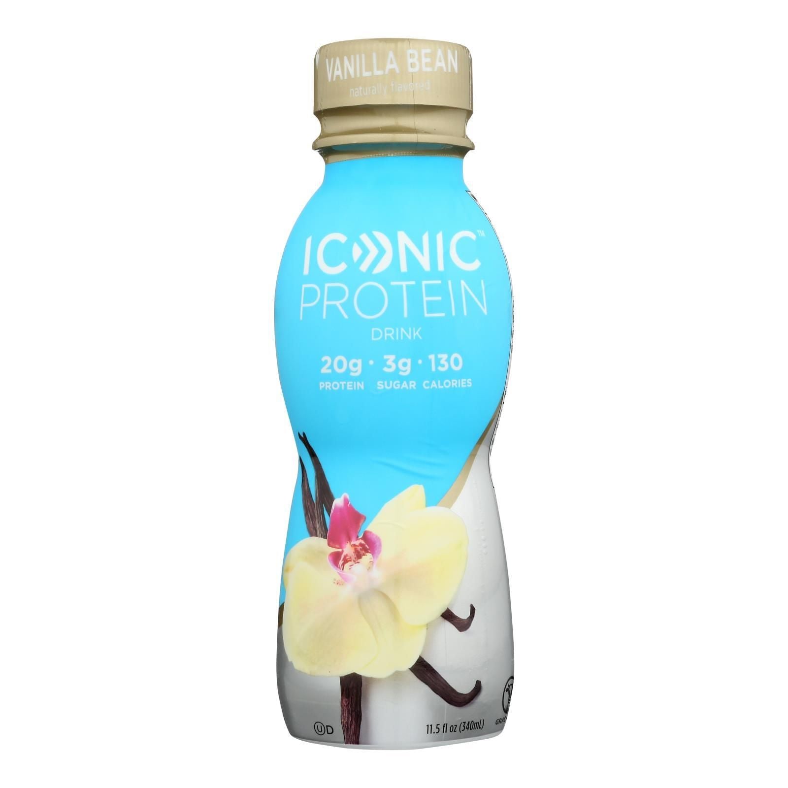 Iconic Protein Shake - Vanilla Bean - Case of 12 - 11.5 Fl oz.(D0102HHFC3W.)