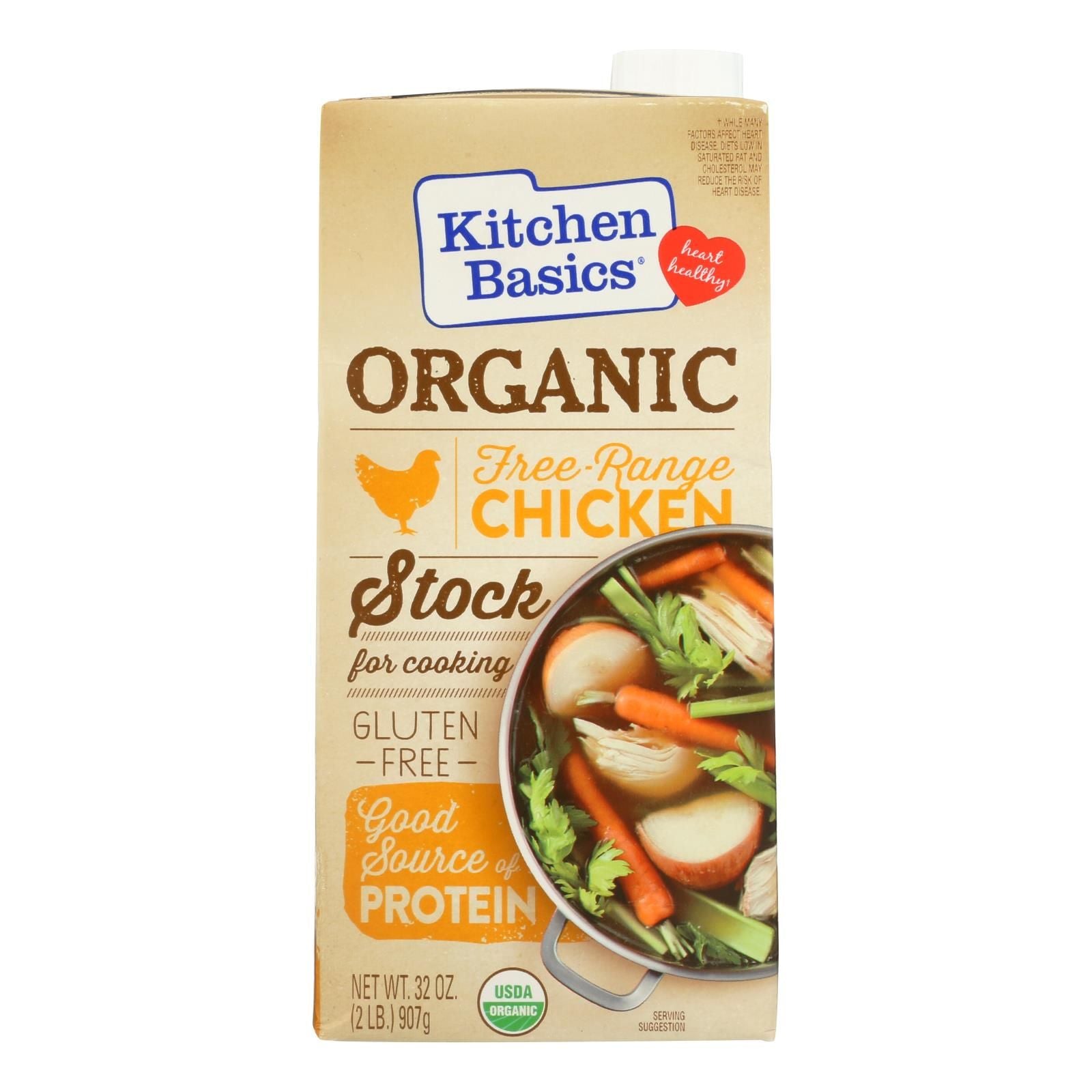 Kitchen Basics Chicken Stock - Case of 12 - 32 Fl oz.(D0102HHG5GP.)