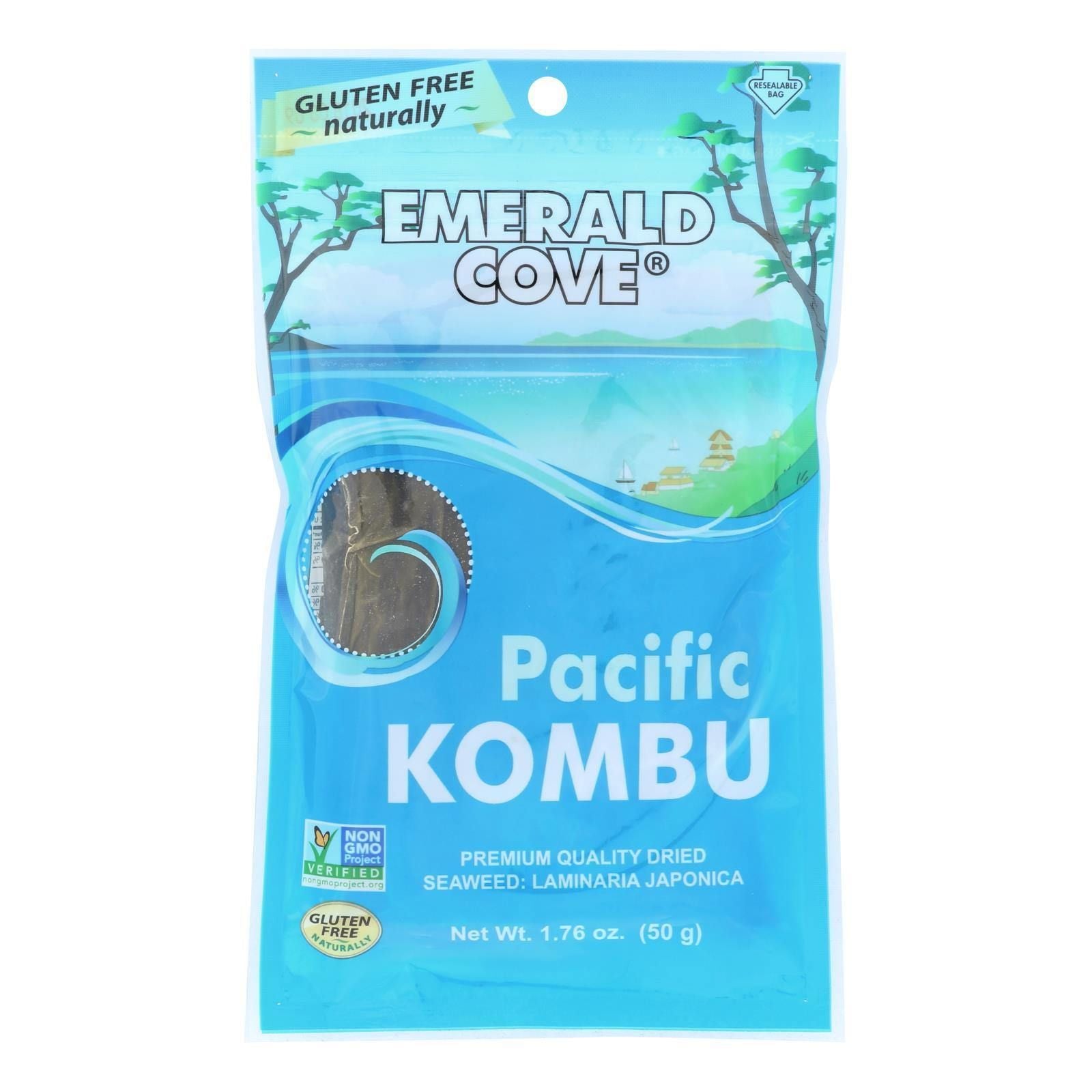 Emerald Cove Sea Vegetables - Pacific Kombu - Silver Grade - 1.76 Oz - Case Of 6(D0102Hhm4Fw.)