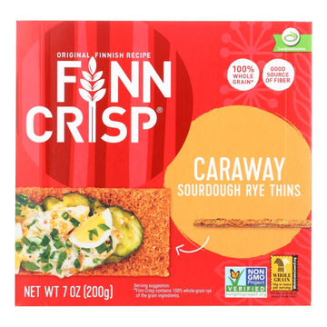 Finn Crisp Crispbread - Caraway - 7 oz - case of 9(D0102HHZ9MG.)