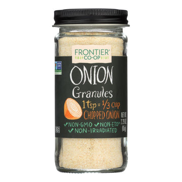 Frontier Herb Onion - Granules - White - 2.29 Oz(D0102Hhzieg.)
