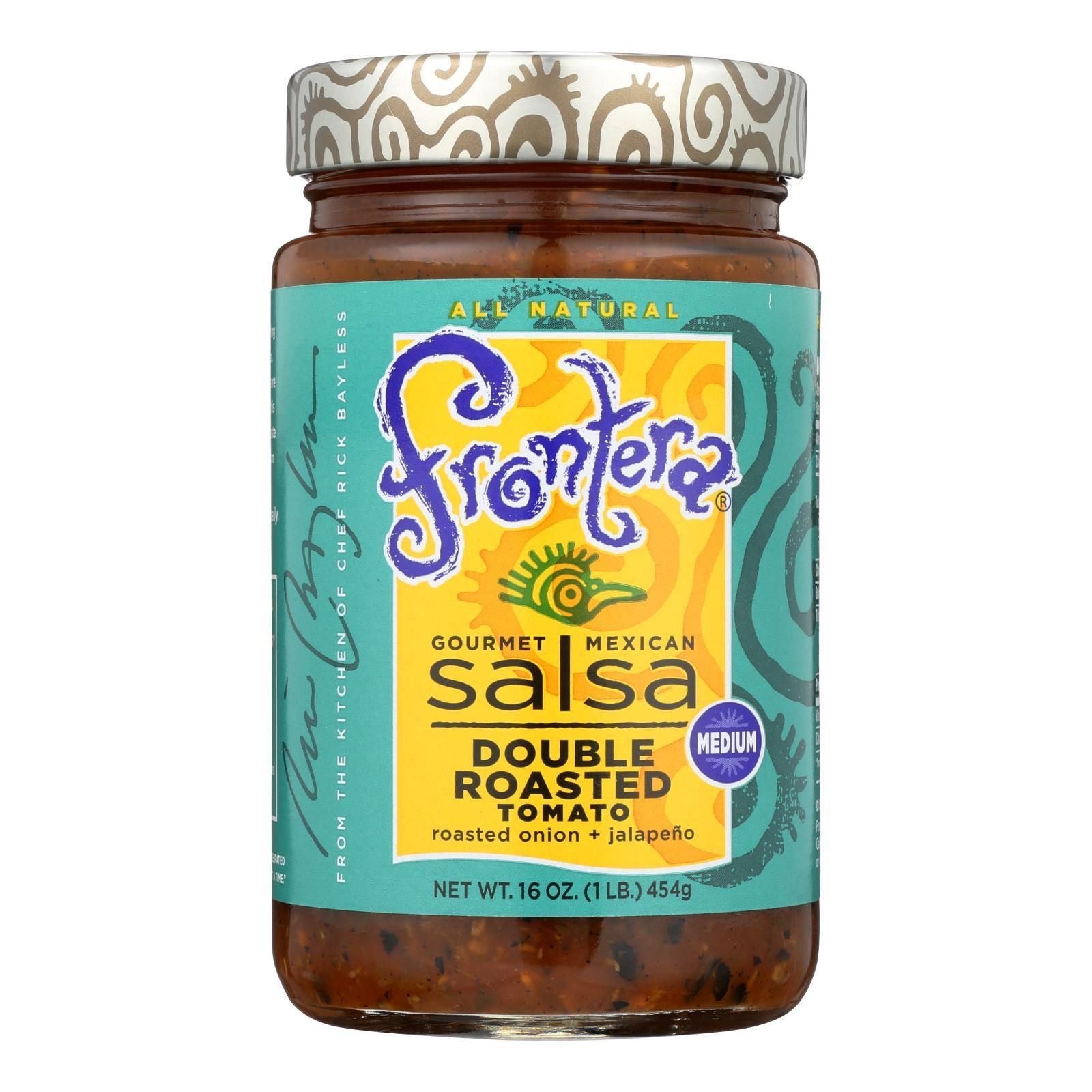 Frontera Foods Double Roasted Tomato Salsa - Tomato Salsa - Case of 6 - 16 oz.(D0102HHZIHA.)