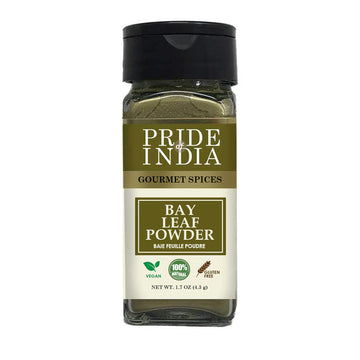 Pride Of India ?Bay Leaf Powder ?Fresh & Authentic Bay Leaf Ground ?Gourmet Spice ?Good For Seasoning Stews/Soups/Tea ?Easy To U