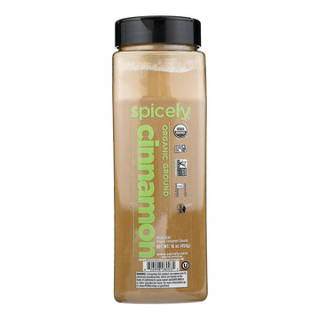 Spicely Organics - Cinnamon Organic Ground - Case Of 2-16 Ounces