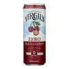 Virgil'S - Soda Zero Sugar Black Cherry Can - Case Of 6 - 4/12 Fluid Ounces