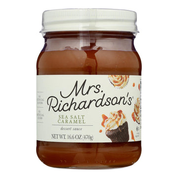 Mrs. Richardson'S - Topping Sea Salt Caramel - Case Of 6 - 16 Oz