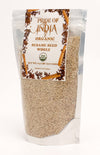 Pride Of India - Organic Sesame Seed Whole Unhulled - 8 Oz (227Gm)(D0102Hpilug.)