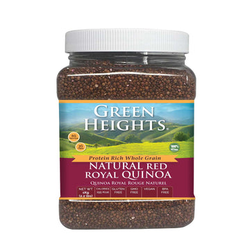 Natural Red Royal Quinoa - 24 Ounce / 680 Grams Jar (15+ Servings) - Proudly Made In America - Healthy Nourishing Essentials By 