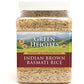 Brown Basmati Rice - 24 Ounce / 680 Grams Jar (15+ Servings) - Proudly Made In America - Healthy Nourishing Essentials By Green 