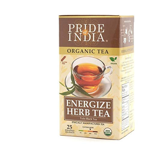 Energize Ayurveda (Tulsi Black) Tea, Bulk Pack (500 Tea Bags) 500ct oz(D0102HPS91V.)
