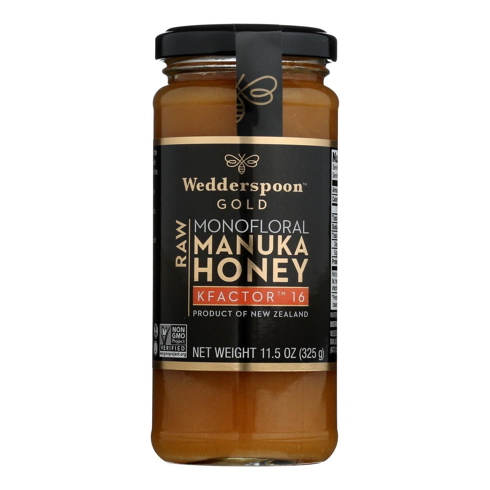 Wedderspoon Manuka Honey, Kfactor 16, - Case of 6 - 11.5 OZ(D0102HX2SLU.)