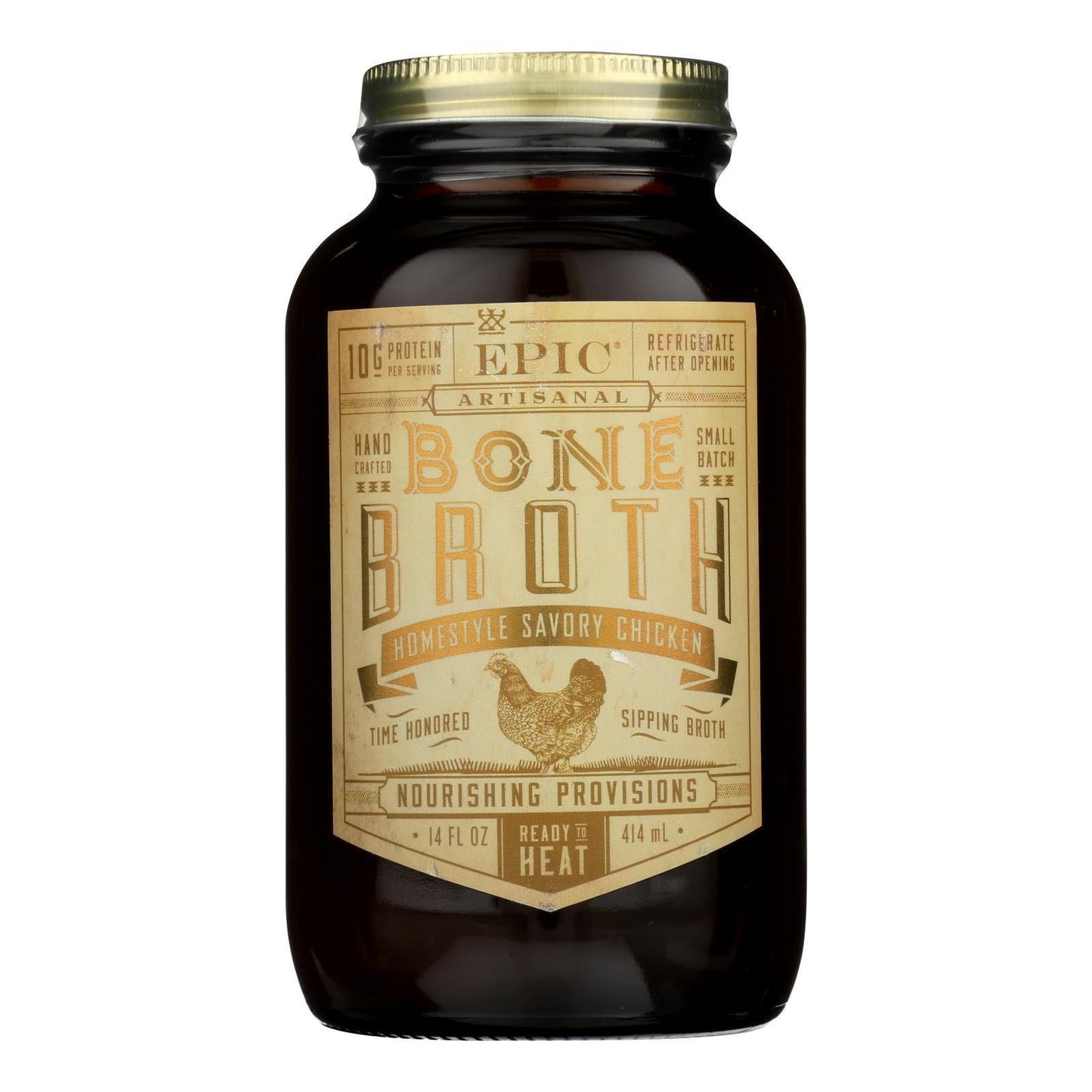 Epic Bone Broth-Homestyle Savory Chicken - Case Of 6 - 14 Fz(D0102Hx7Pdg.)
