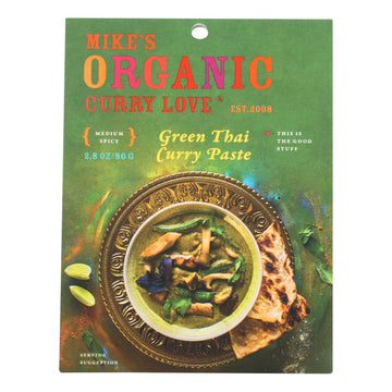 Mike'S Organic Curry Love - Organic Curry Paste - Green Thai - Case Of 6 - 2.8 Oz.(D0102Hx7Rwu.)
