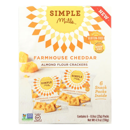 Simple Mills Farmhouse Cheddar - Case Of 6 - 4.9 Oz(D0102Hx7Siw.)