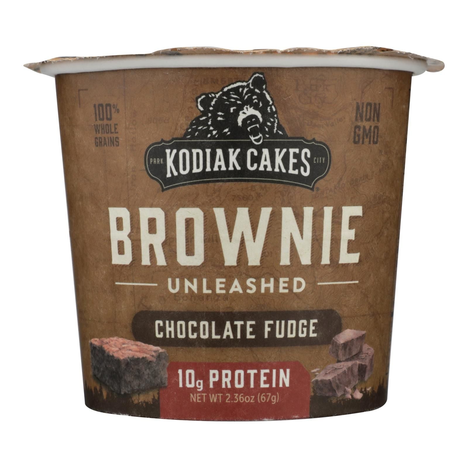 Kodiak Cakes  Brownie In Cup Chocolate Fudge  Case of 122.36 oz(D0102HX8NFP.)