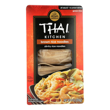 Thai Kitchen Brown Rice Noodles - Case of 6 - 8 oz.(D0102HX8T68.)