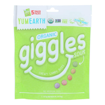 Yumearth - Candy Bg Og2 Giggles Sour - CS of 12-5/.5 OZ(D0102HXG5XW.)