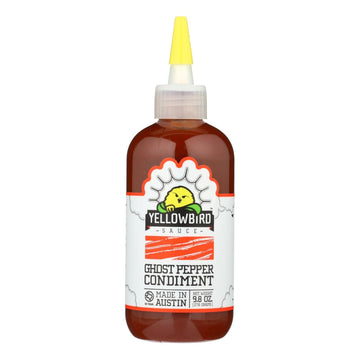 Yellowbird Sauce Ghost Pepper Condiment - Case of 6 - 9.8 OZ(D0102HXP19Y.)