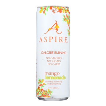 Aspire Healthy Energy - Sparkling Mango Lemonade - Case Of 12 - 12 Oz(D0102Hxpb3Y.)