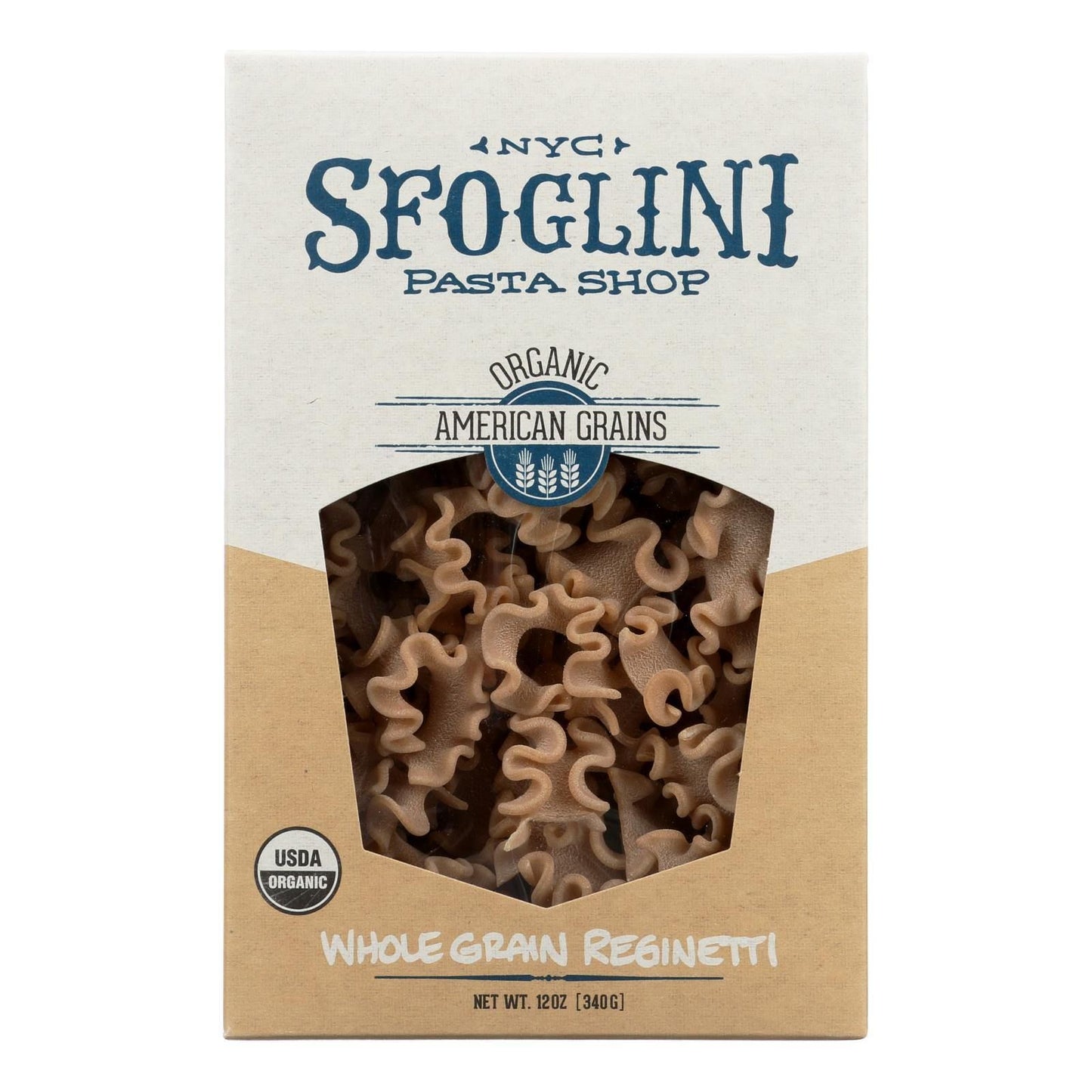 Sfoglini Whole Grain Blend Reginetti - Case of 6 - 12 oz.(D0102HXPL07.)