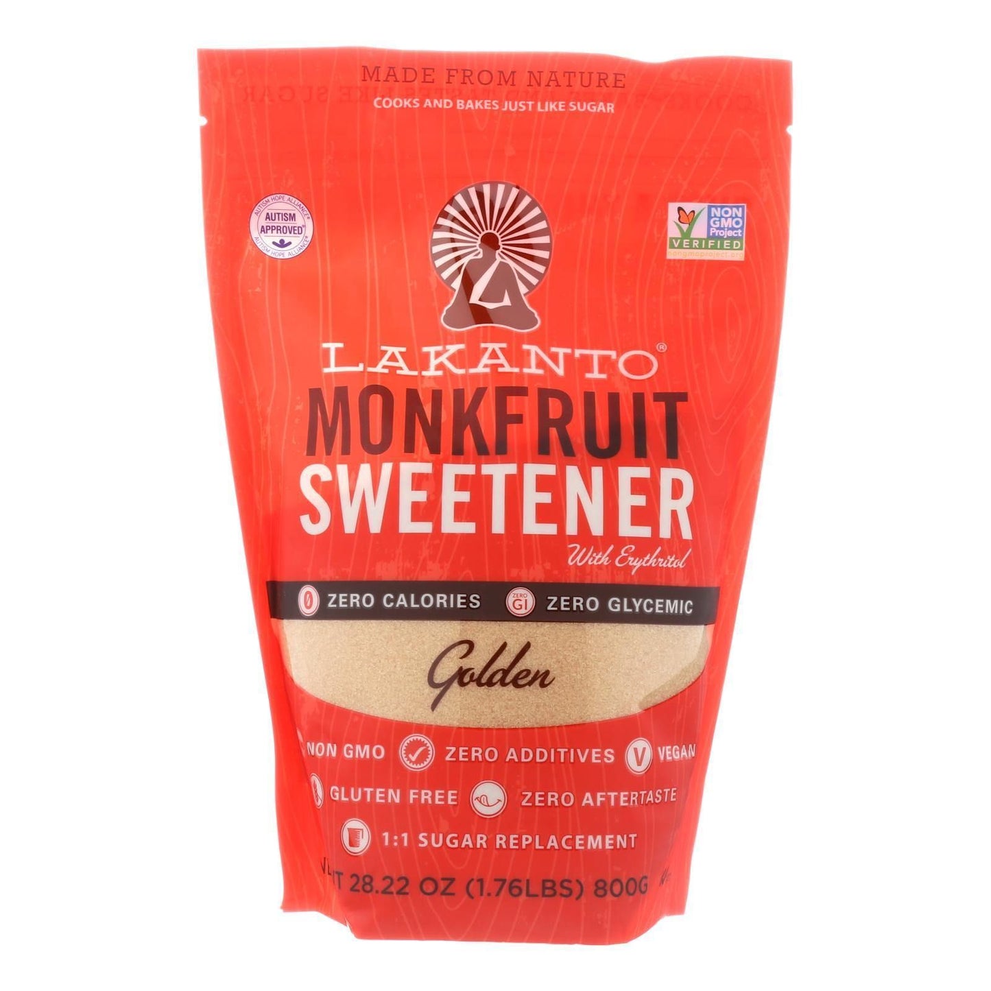 Lakanto Lakanto Monkfruit Sweetener With Erythritol - Case of 8 - 28.22 OZ(D0102HXPQIU.)