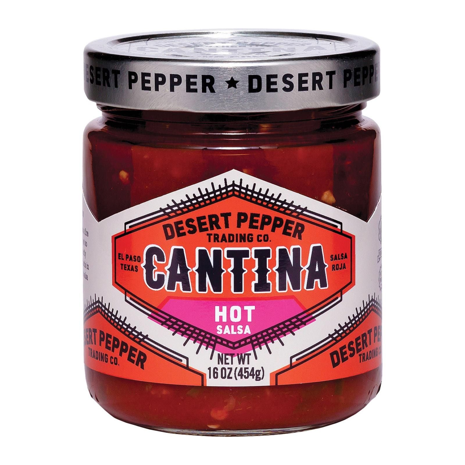 Desert Pepper Trading Cantina Salsa - Hot Red - Case of 6 - 16 oz(D0102HXW57J.)