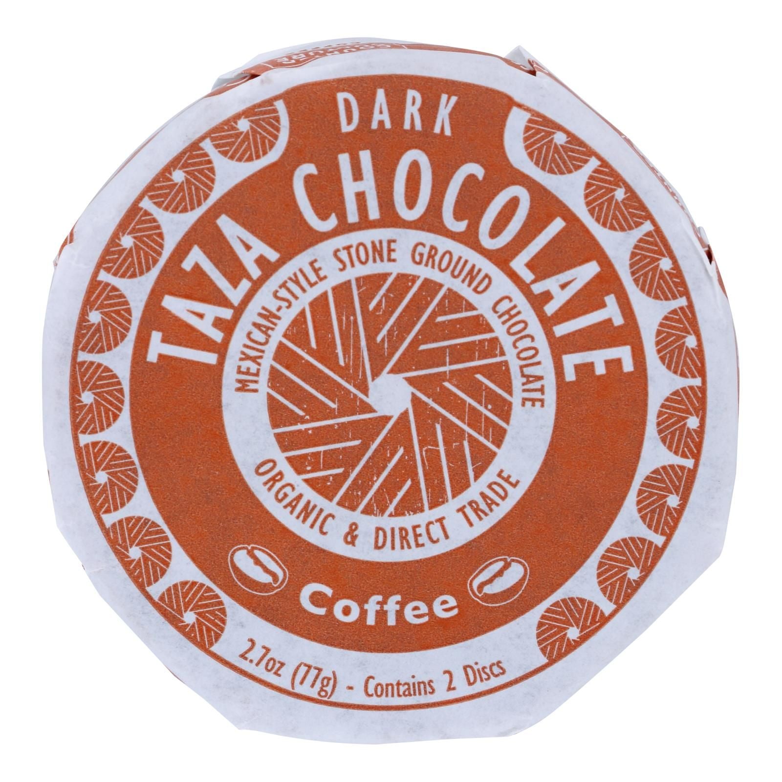 Taza Chocolate Organic Chocolate Mexicano Discs - 55 Percent Dark Chocolate - Coffee - 2.7 oz - Case of 12(D0102HXW5RP.)