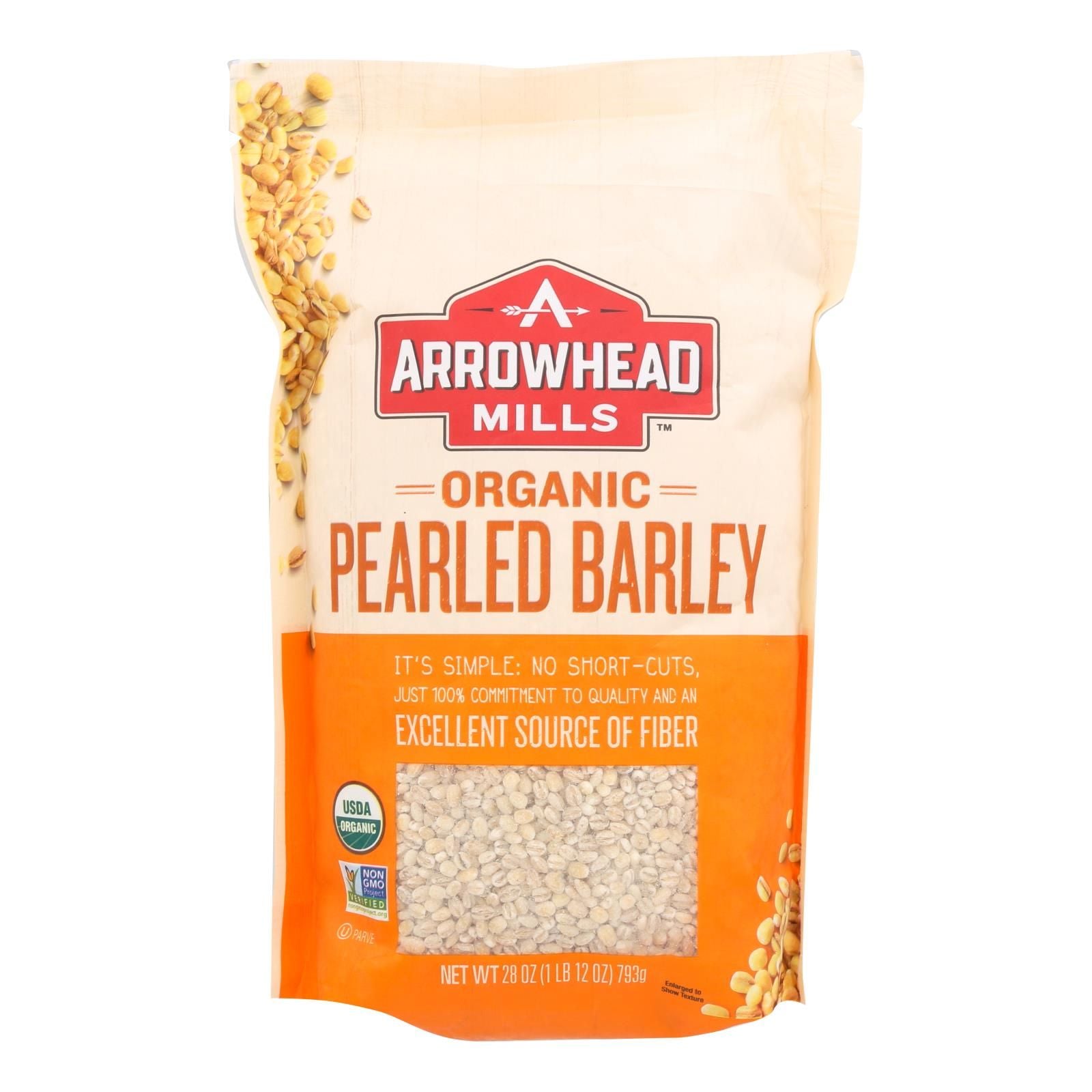 Arrowhead Mills - Organic Barley - Pearled - Case of 6 - 28 oz.(D0102HXWEZ6.)
