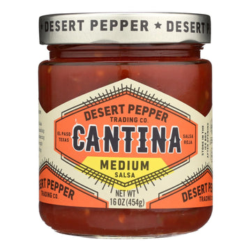 Desert Pepper Trading - Cantina Salsa - Medium Red - Case of 6 - 16 oz(D0102HXWP98.)