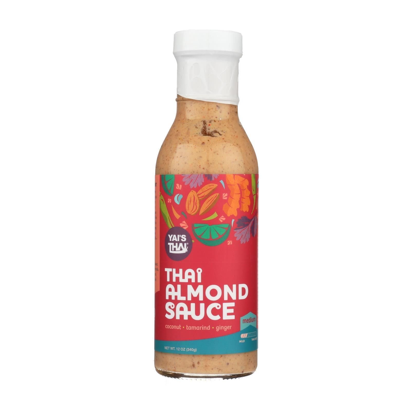 Yai'S Thai Sauce - Thai Almond - Case Of 6 - 12 Oz(D0102Hxx1Cy.)