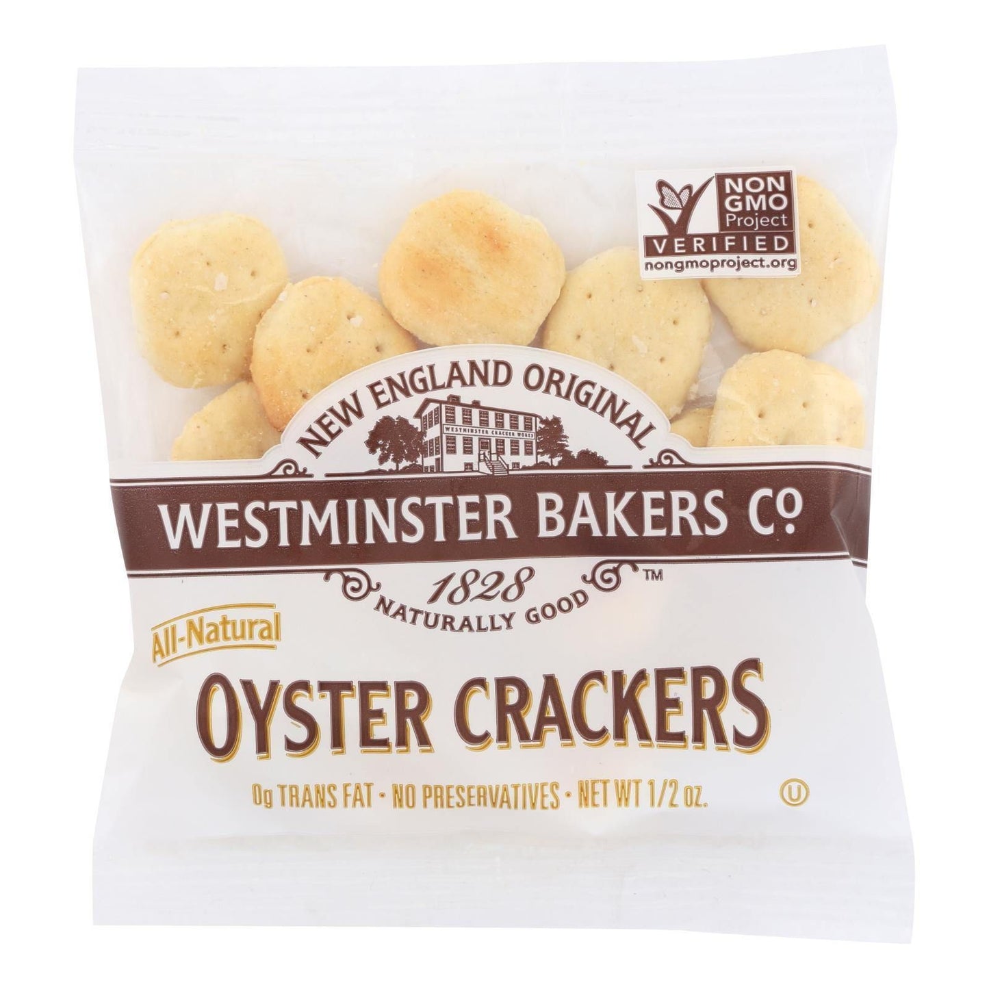 Westminster Cracker Oyster Old Fashioned Crackers - Case of 150 - 0.5 oz.(D0102HXX49W.)