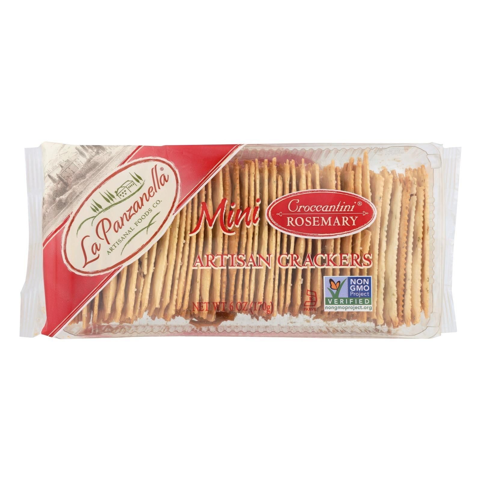 Lapanzanella Mini Croccantini - Rosemary - Case of 12 - 6 oz(D0102HXXDFY.)