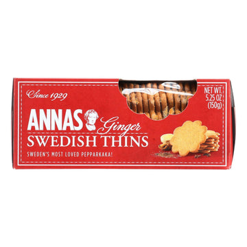 Annas Ginger Thins - Original - Case Of 12 - 5.25 Oz.(D0102Hxxuhy.)