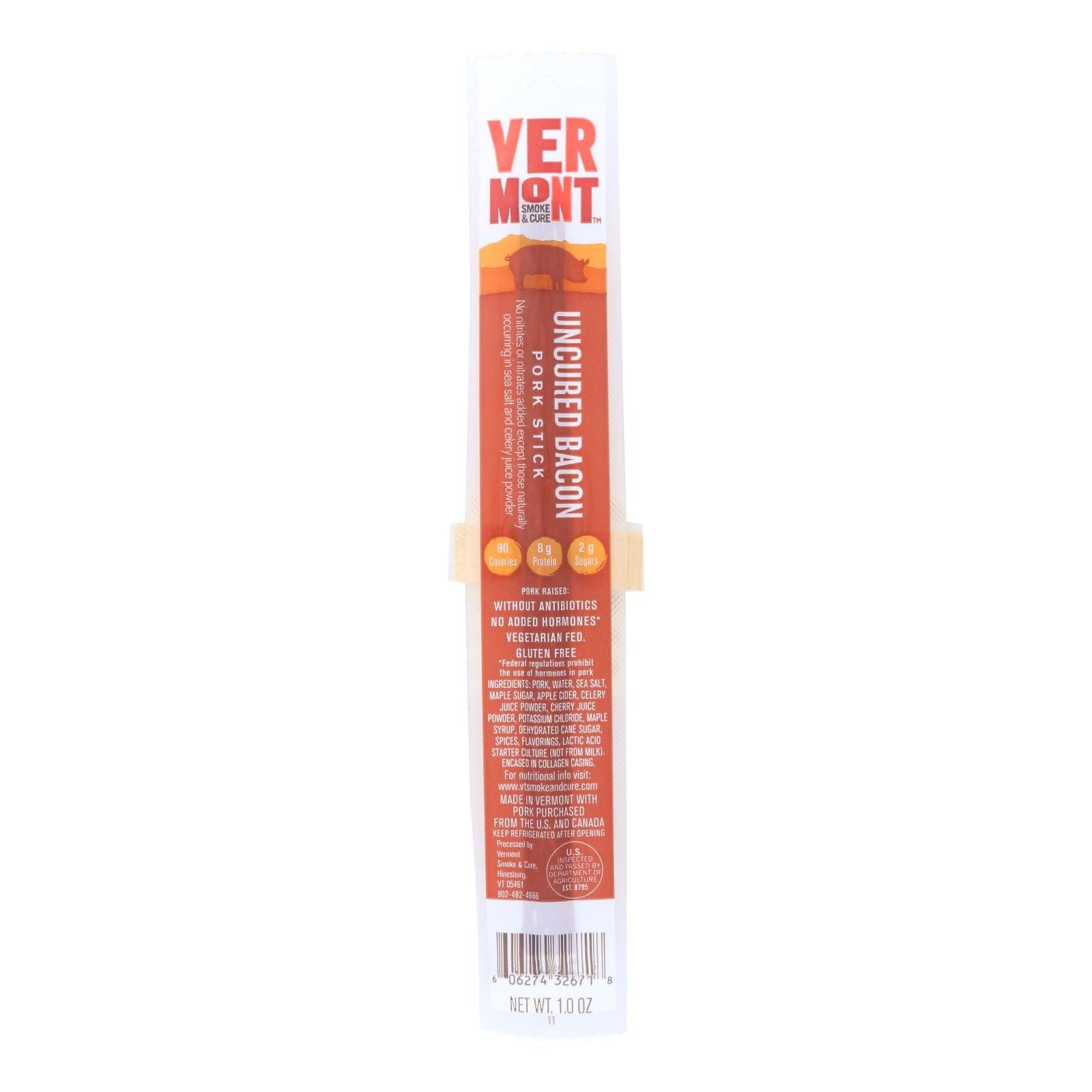 Vermont Smoke And Supports Wellness Pork Stick - Unsupports Wellnessd Bacon - Case Of 24 - 1 Oz(D0102Hxxvcv.)