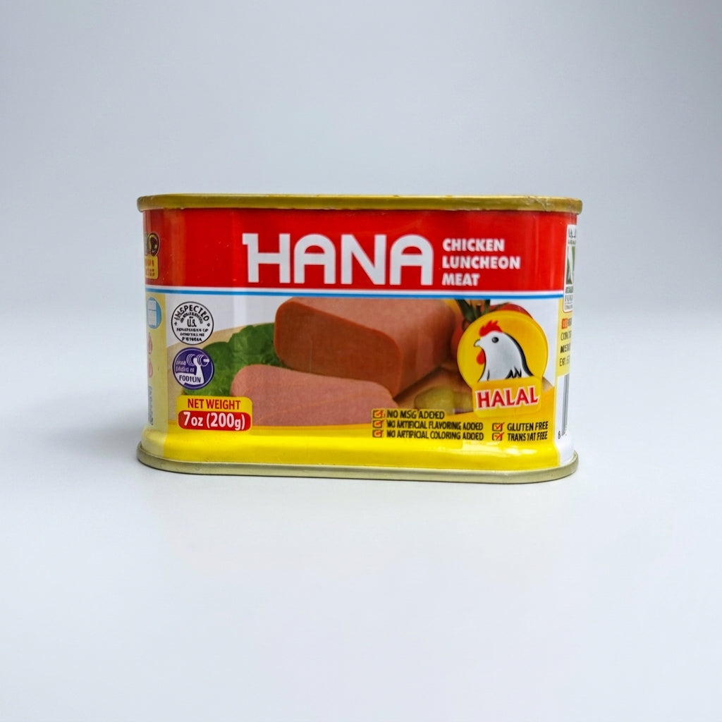 Hana Chicken Luncheon Meat 7oz (200g) - Halal Gluten-Free