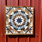 Amish Handmade Barn Quilt Wall Art – Reclaimed Barn Wood – 20.75” x 20.75”
