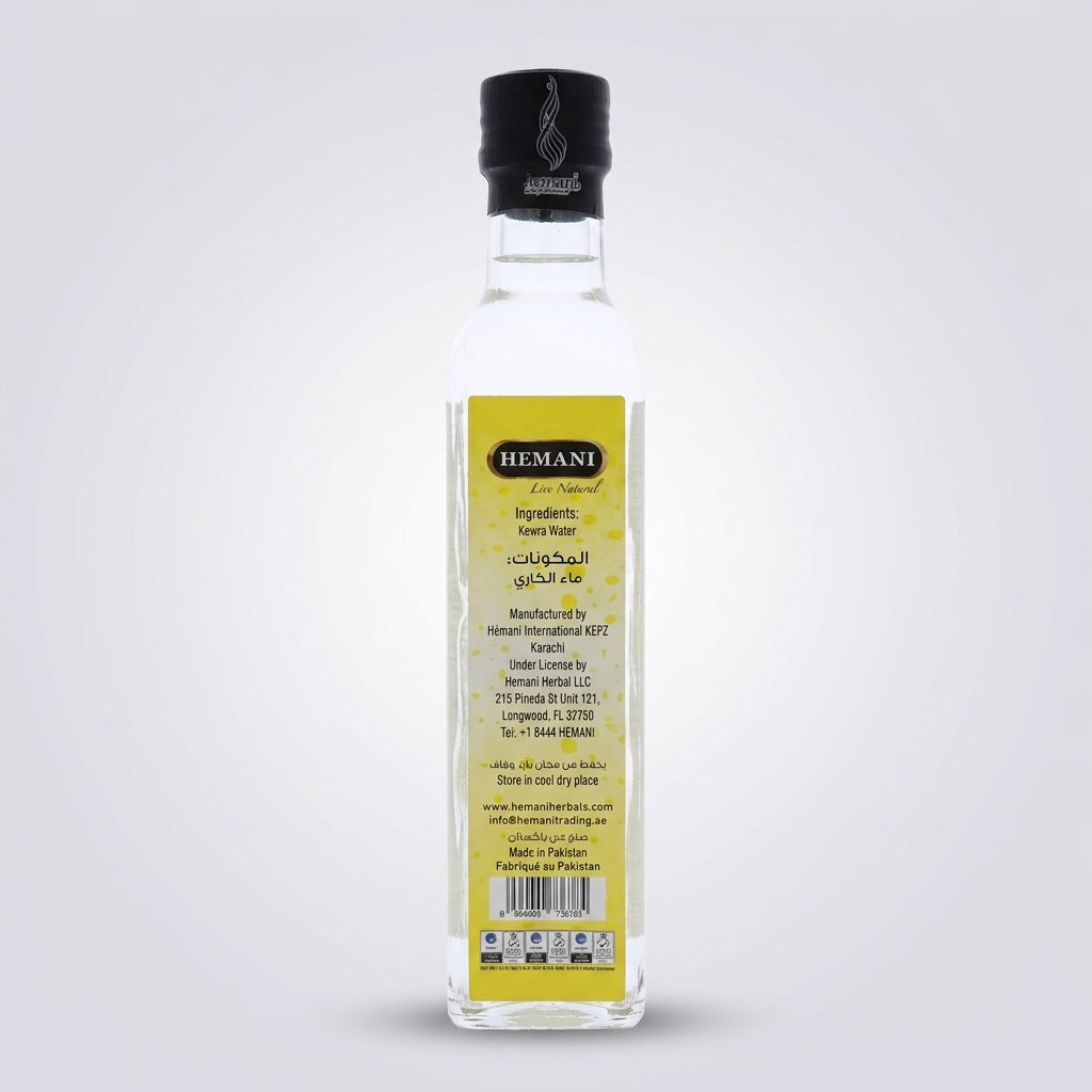 Hemani Kewra Water 250ml - Pure Natural Pandanus Flower Extract