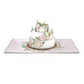 Wedding Cake 5''x7'' Card, Jewelry, Wedding Card