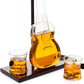 Guitar Whiskey Decanter with 2 Glasses