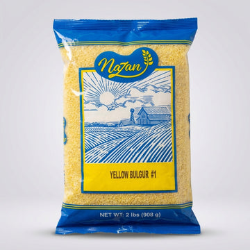 Nazan Yellow Bulgur #1 2 lbs - Premium Turkish Fine Cracked Wheat