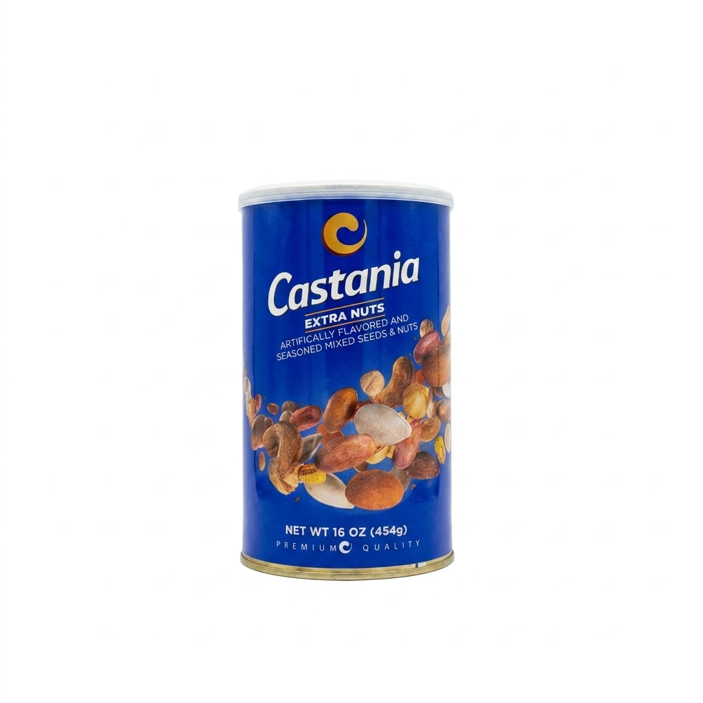 Castania Extra Nuts 16 oz - Premium Mixed Seeds & Nuts