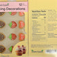 Valentine Cake Decorations - Mother's Day Edible Icing Decorations - Valentine's Day Candy Hearts Topper, Lips, Love, Heart, & Strawberry, 20 count