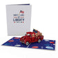 Americana Truck 5''x7'' Card, Postcard