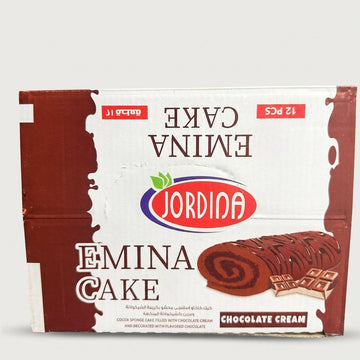 Jordina Emina Chocolate Cream Cake 72 PCS - Cocoa Swiss Roll