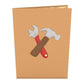 Toolbox 5''x7'' Card, Pop-Up Cards, Everyday Pop-up card