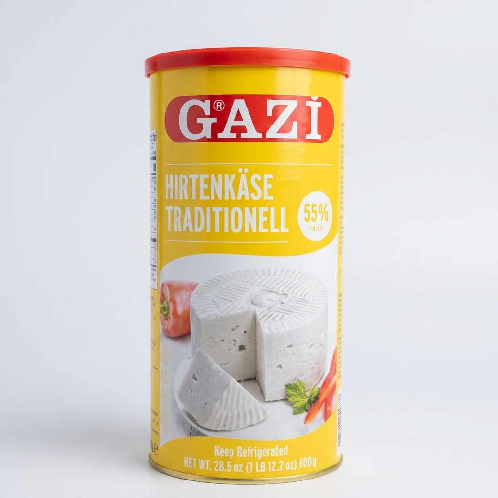 Gazi Hirtenkäse Traditionell 800g - Authentic German Shepherd Cheese 55% Fat